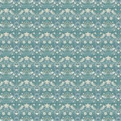 Strawberry thief - teal