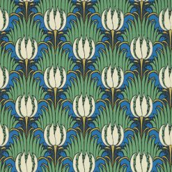 Tulip & Bird - Goblin Green & Raven